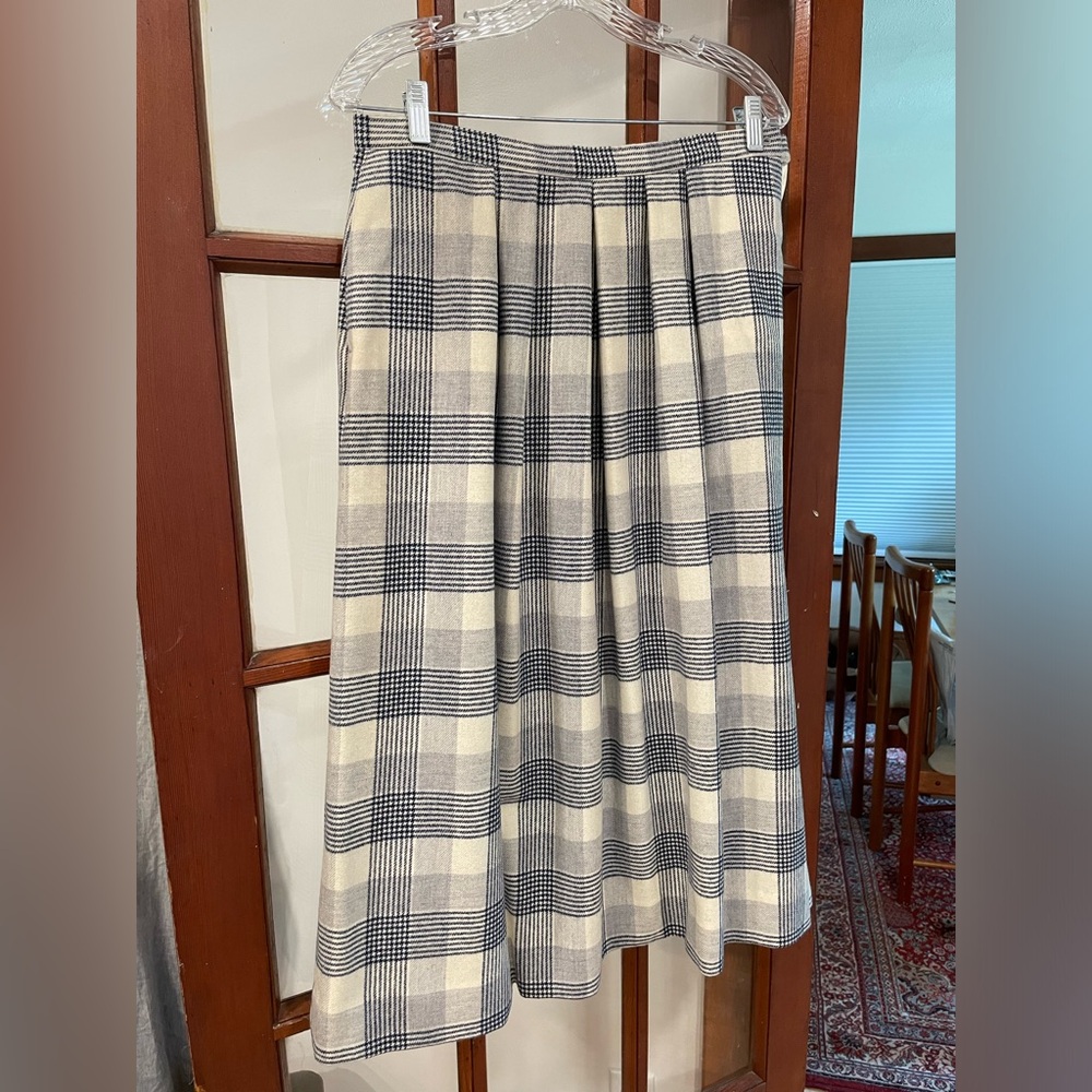 Pendleton Vintage Wool Midi Skirt Size 14